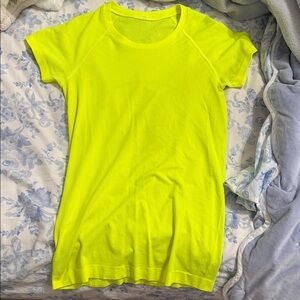 lululemon athletica Neon Yellow Performance Tee